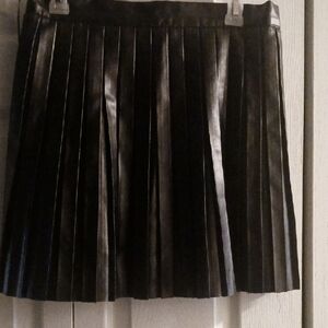 Black Pleated Skirt